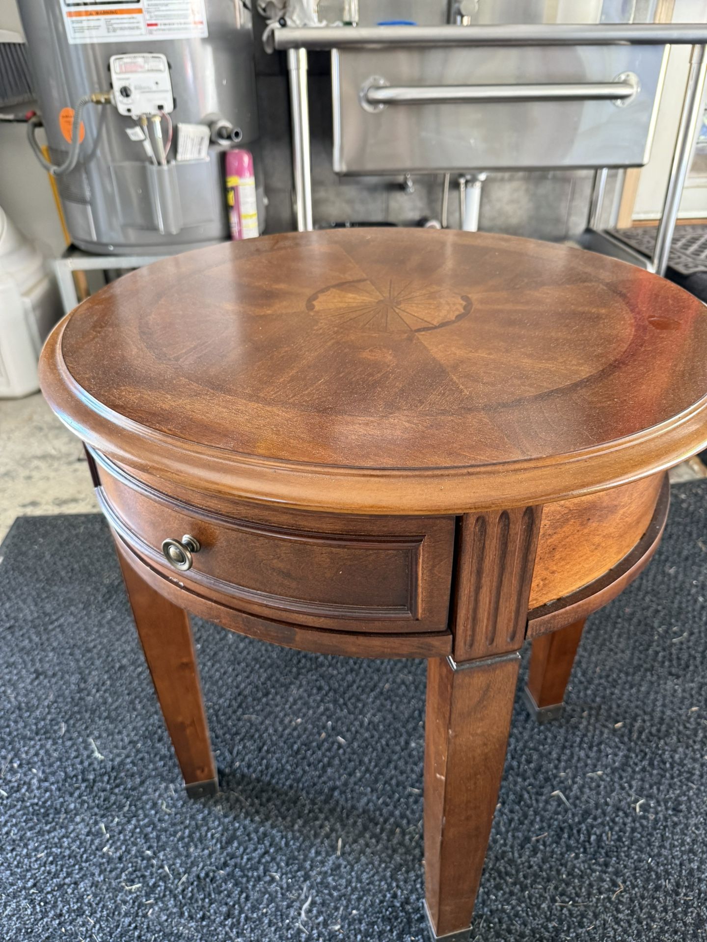 End Table 24” Round 26” Tall