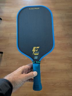 Pickleball Racquets, Electrum Model E Elite - Blue 4.25" Handle And One Other