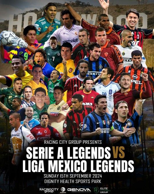 Leyendas Mexico Vs LEYENDAS ITALIA 2024