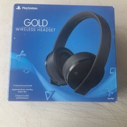 PlayStation Gold Wireless Headset 