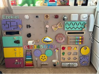 Busy board- ultimate Montessori panel