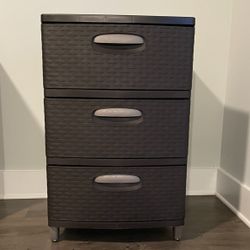 3 - Drawer woven storage unit by Sterilite
