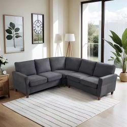 ❤️‍🔥 #F 85 In L Shaped Corner Couch, 5 Seat Modular Sectional Sofa For Living Room $ 359