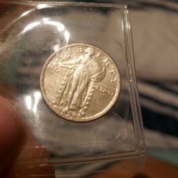 Standing Liberty Quarter Silver 1920.