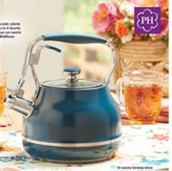 Tetera azul de 2.5-qt de Princess house