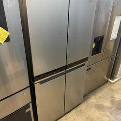 🚨 New Whirlpool - 19.4 Cu. Ft. 4-Door French Door Counter-Depth Refrigerator WRQA59CNKZ 