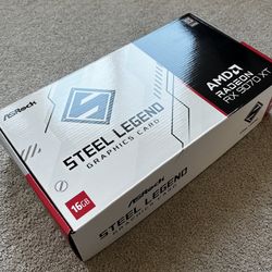 Used ASROCK 9070 XT Steel Legend ($695 vs MicroCenter $755 w/ tax) w/ original receipt & Transferable Factory Warranty