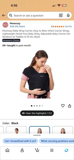 Momcozy baby carrier