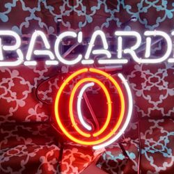 BACARDI ORANGE RUM NEON SIGN
