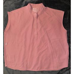 Mauve Rosey Pink Rafaela Figs Scrub Top XXL