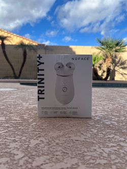 NuFace Trinity + Microcurrent Facial Toning Device Only For Face And Neck
