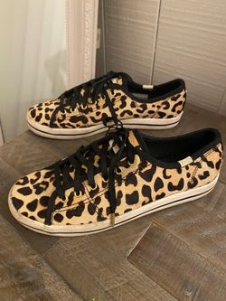 🐆 Kate Spade x Keds Leopard Sneakers – Size 6 ✨