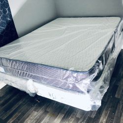 Queen Size 11”Thick with Box Spring Delivery 🚚 Available 
