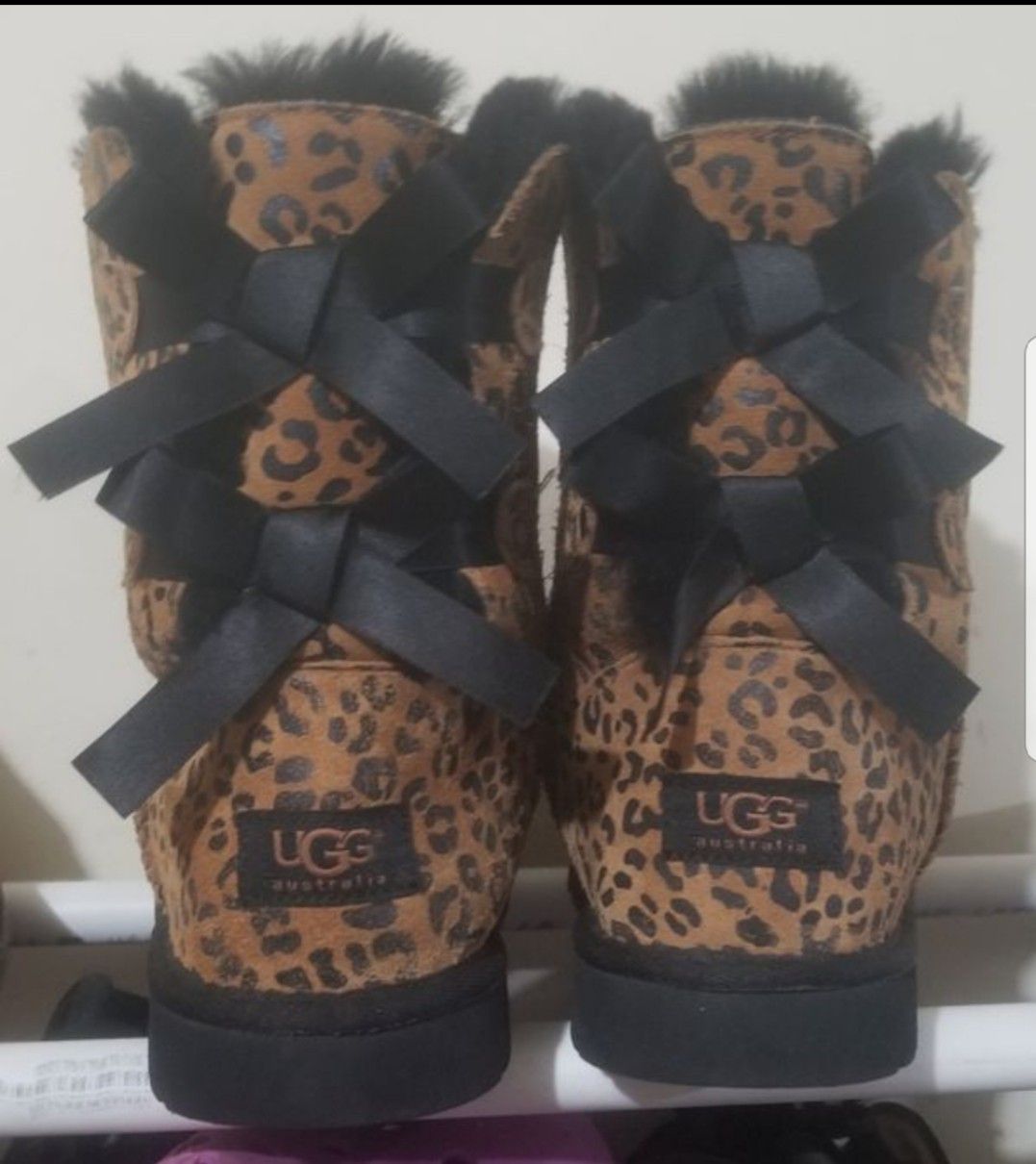 Leopard UGG Boots Size 6
