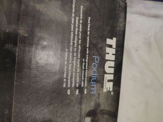 FOR SALE: Thule Podium 460 Foot Pack & Rapid System Kit 4023