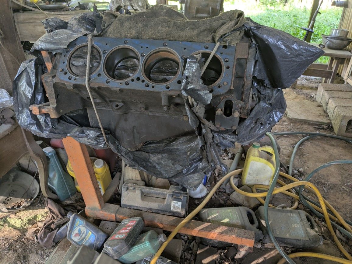 Engine Stand And Block