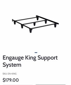 King size bed frame