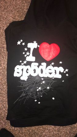 Sp5der I Love Sp5der Black Hoodie