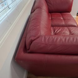 Red 5 Seater Sofa Set 