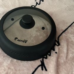 🍳✨ Black & Clear Microwave Lid – $10