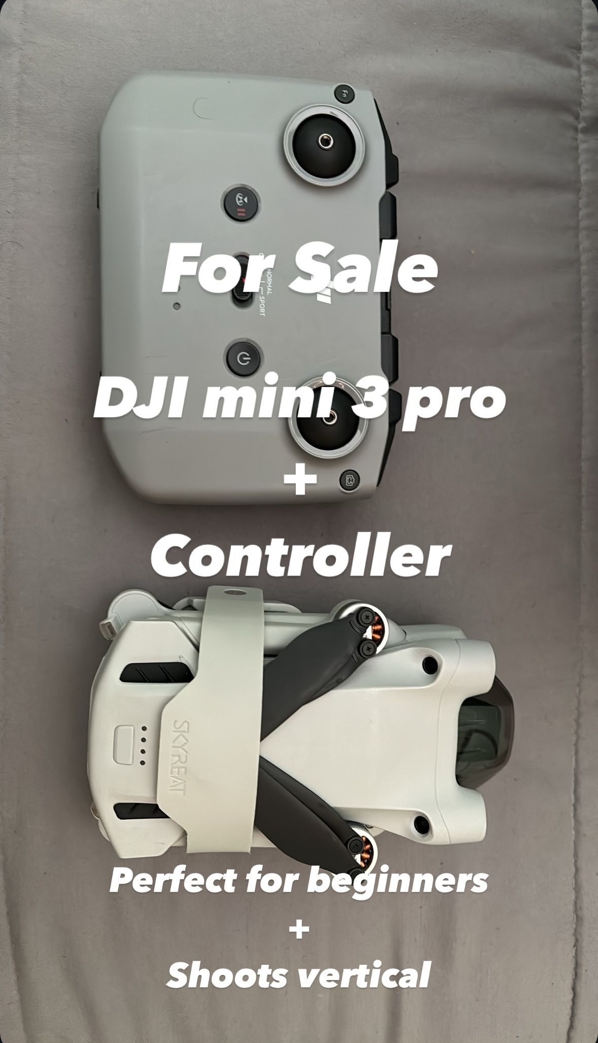 DJI mini 3 Pro + Controller & 3 Batteries