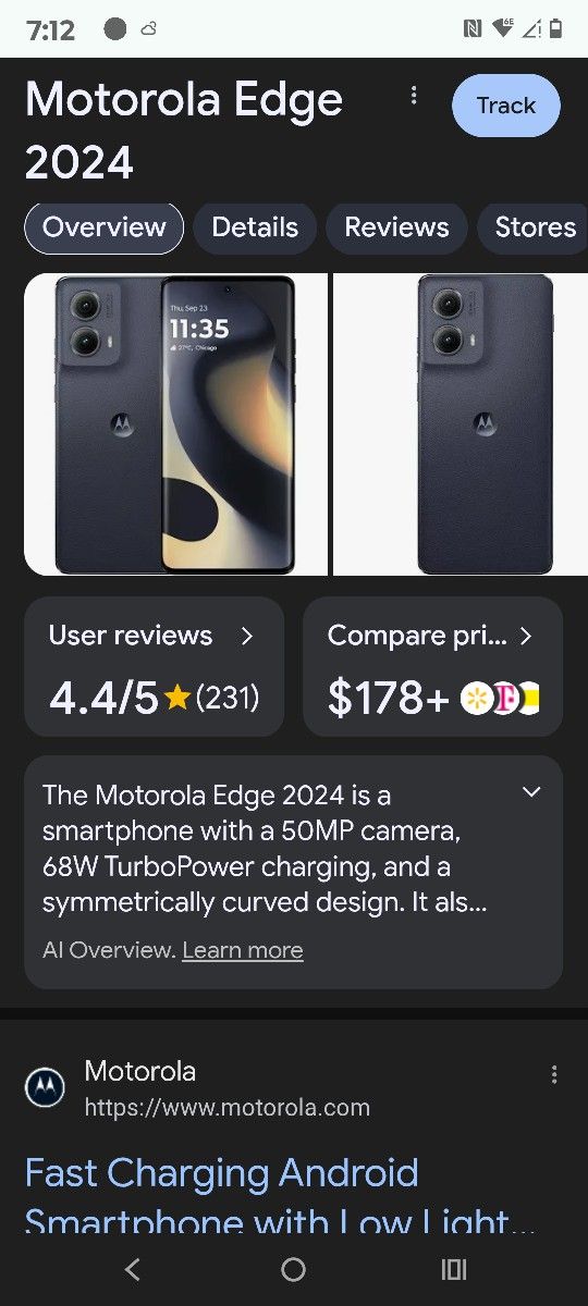Motorola Edge 2024 $100