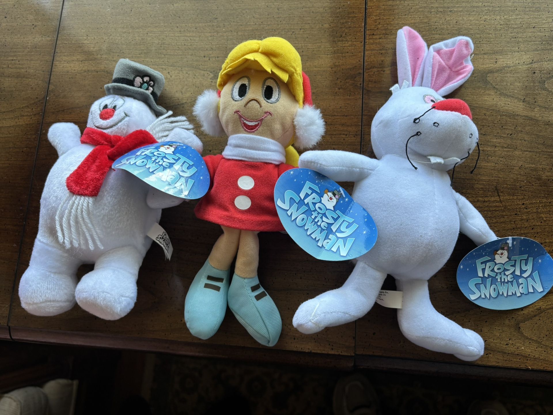 Set Of Frosty The Snowman Plush Characters (NWT)