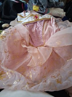 Sleeping beauty aurora Disney parks castle collection costume dress