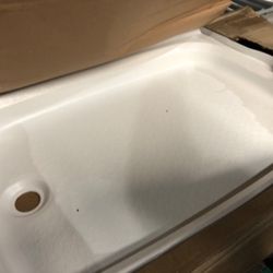 Lippert 24 X 32 Left Hand Drain Shower Pan RV Shower 