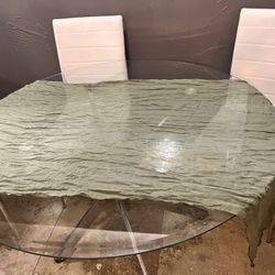 Sage Cheesecloth Table Runner