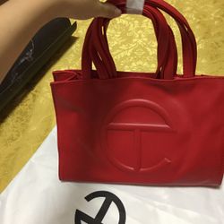 NWT AUTHENTIC Telfar red Shoppe