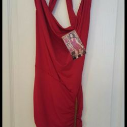 Cute Red Party Dress Sz Small 