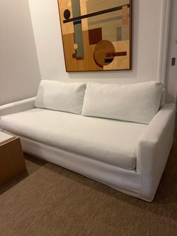 William-Sonoma Ghent Square Arm Slipcovered Sofa (pick up)