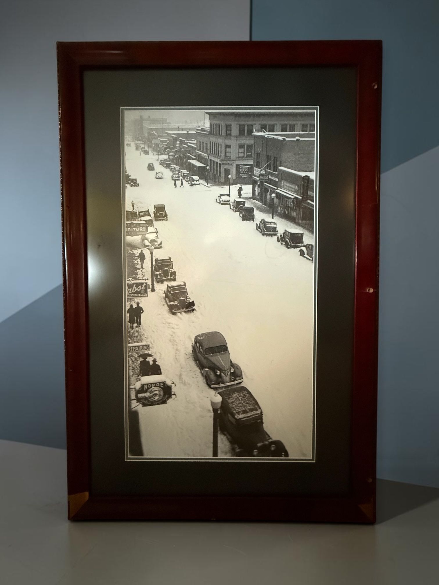 “Vintage Coeur d’Alene Sherman Ave Photo – Displayed at The Beacon Bar – Historic Wall Art”