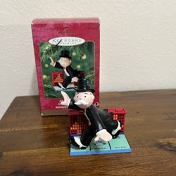 Vintage Hallmark 2000 Mr Monopoly Ornament