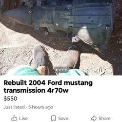 Rebuilt 2004 Ford mustang transmission 4r70w