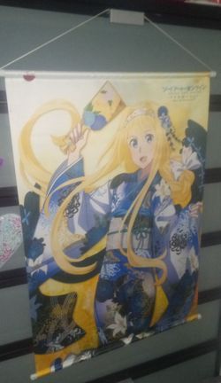 Anime fabric  poster