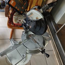 Used Ridgid 10 inch Miter saw fixed handle&sprayed it works good as new