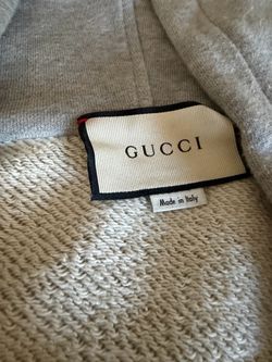 Authentic XL GUCCI zip-up hoodie (hand stitch ver)