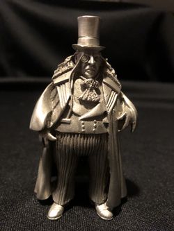 Pewter Batman Returns Penguin Figurine