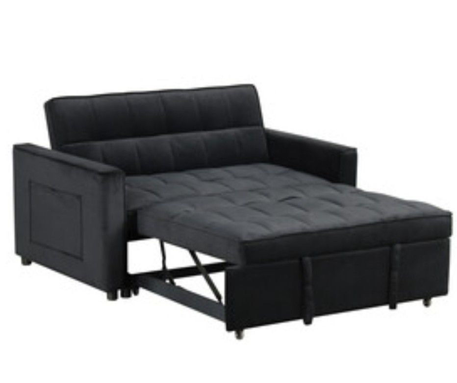 Maeve Black Loveseat Sleeper