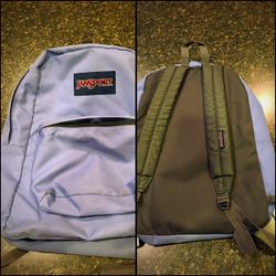 Lavender/gray JanSport back pack