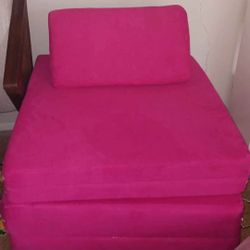 Zipline PlayScape Convertible Kids Couch Fuchsia