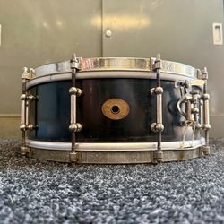 Vintage Ludwig & Ludwig Professional Standard 5x14” - 10 lug - 1930’s - Black lacquer
