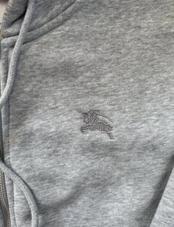 Burberry zip up hoodie