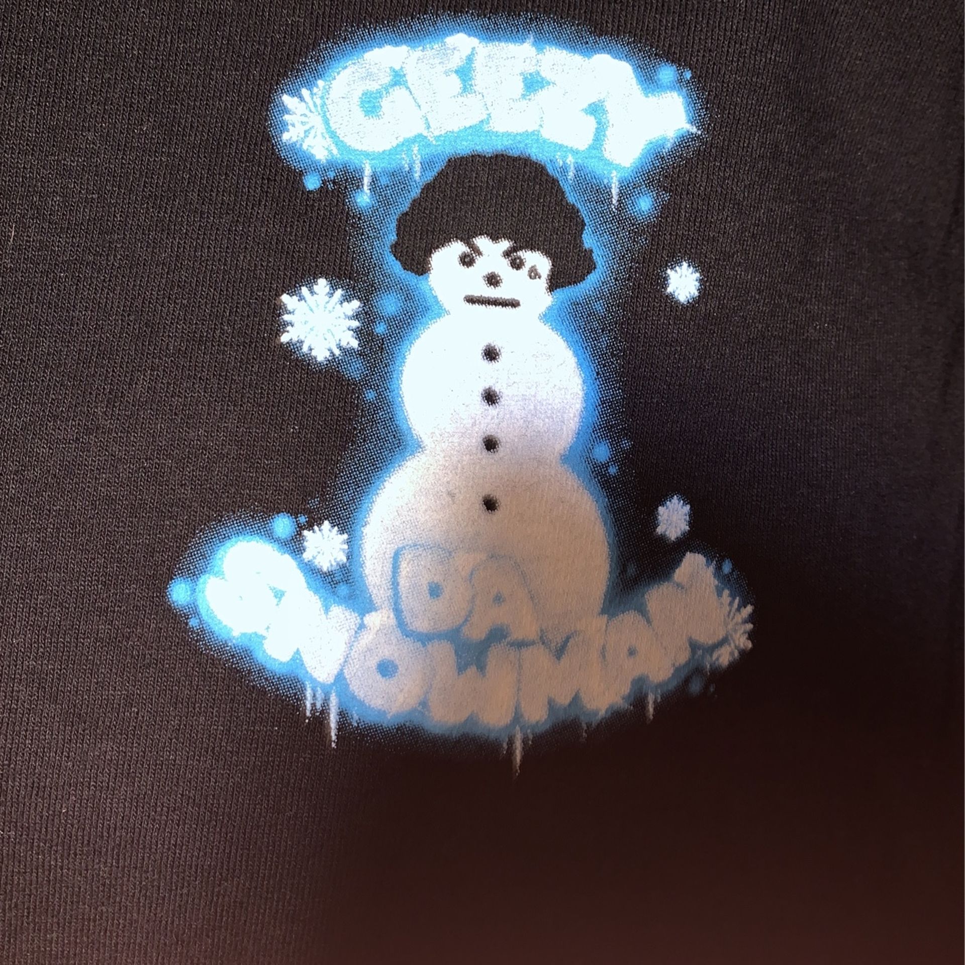 Airbrush Geezy Da Snowman