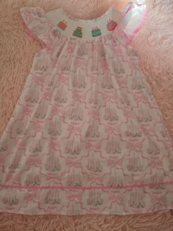 Girls birthday dress size 7-8