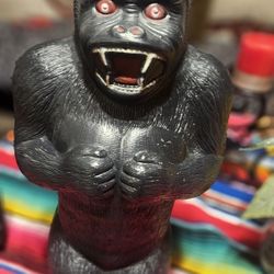 Blow Mold King Kong Gorilla Bank Plastic Renzy Mold 17” Inches Tall