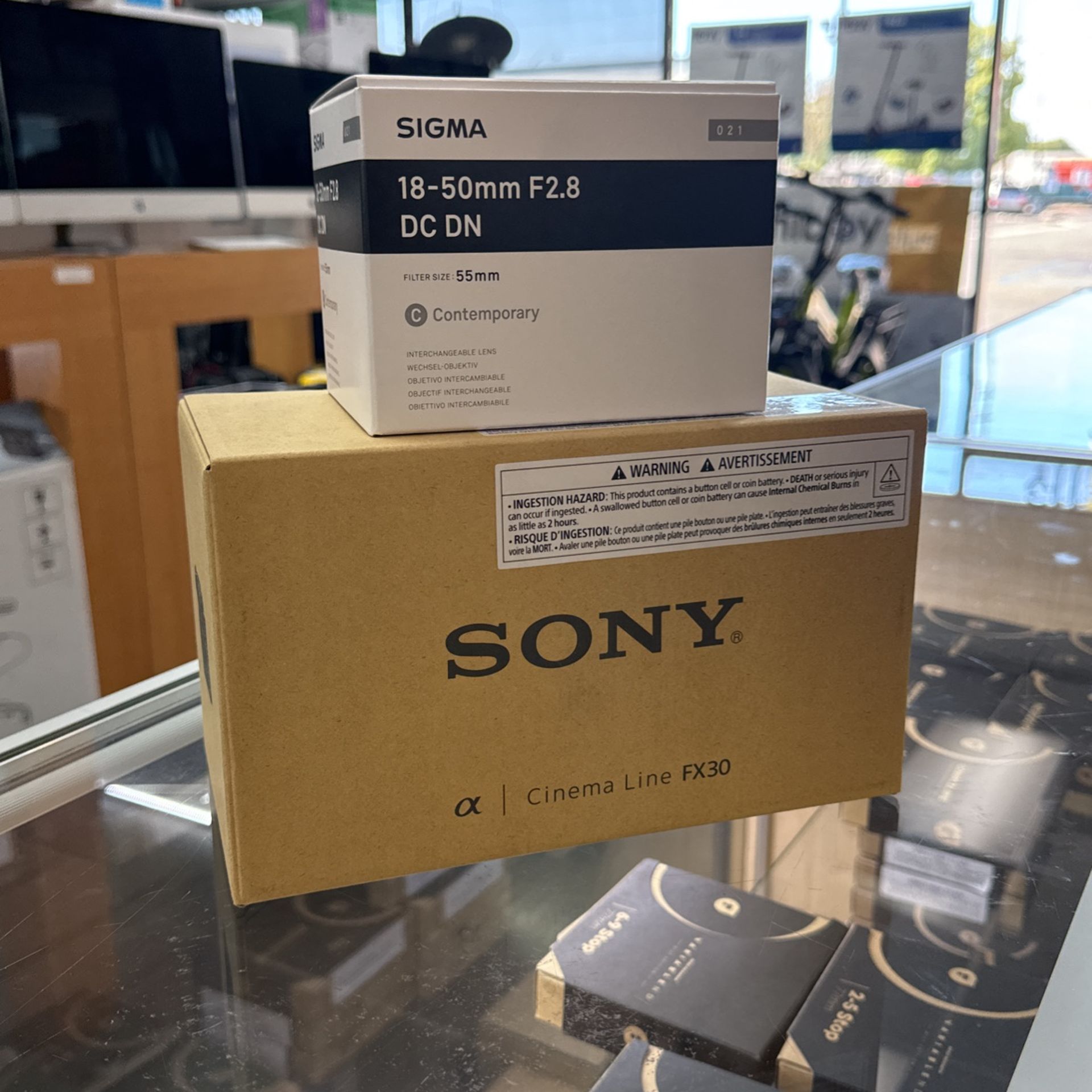 Brand New Sony Fx30 Cinema Line Bundle With Sigma 18-50mm Lens
