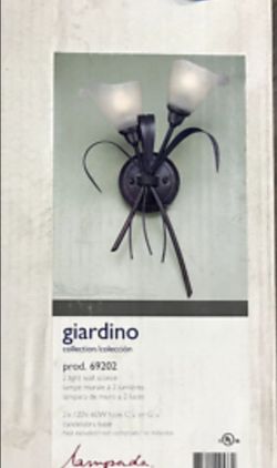 Giardino 2-Light Wall Sconce by Lampada